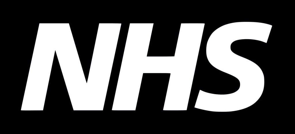 NHS logo white