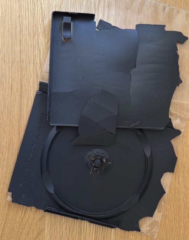 Broken DVD case