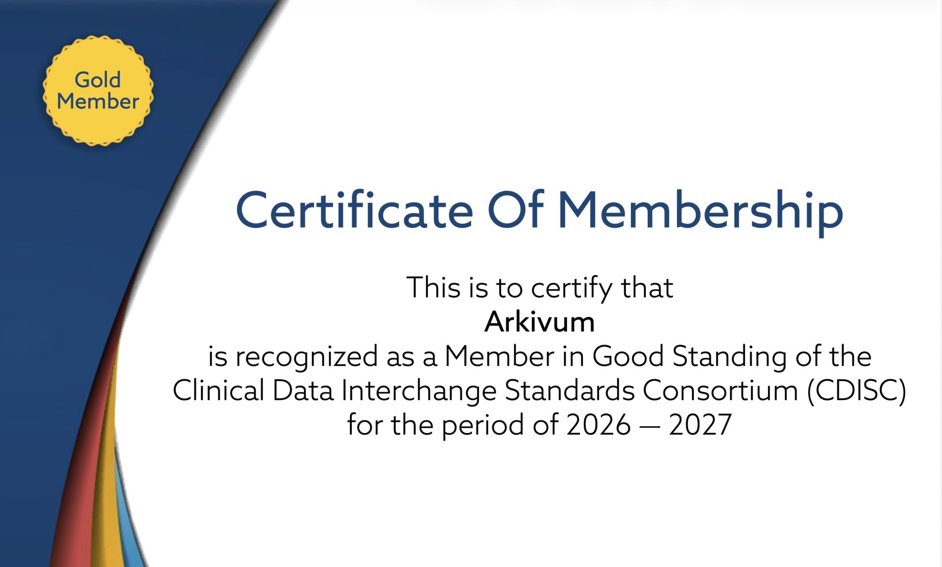 Gold Member - CDISC